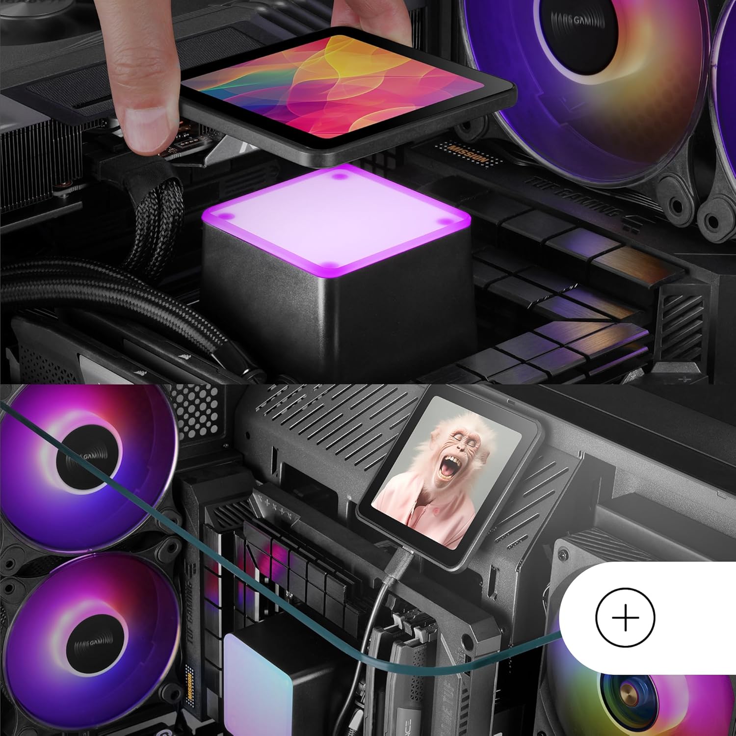 Sistema de Refrigeração Líquida Mars Gaming ML-VISIONPRO360/ Preto - Imagem 6