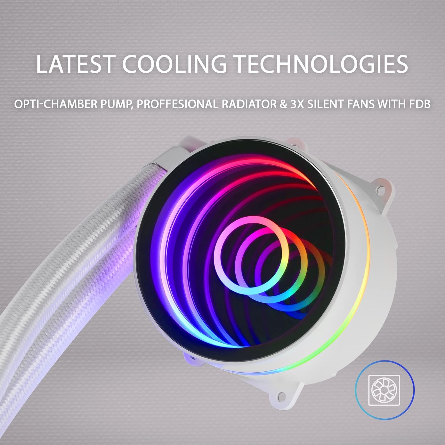 Sistema de Refrigeração Líquida Mars Gaming ML-ONE360/ Branca - Imagem 4