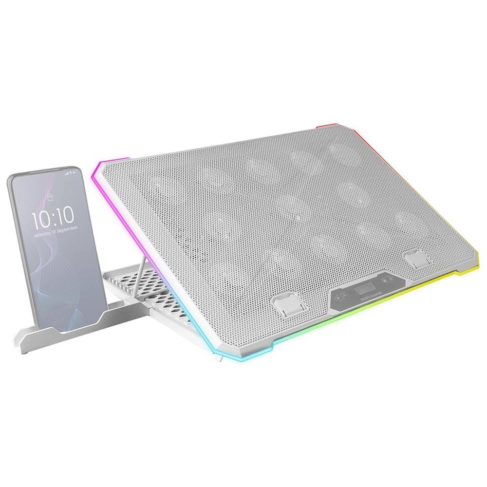 Suporte de Arrefecimento Mars Gaming MNBC13 para Portáteis até 17"/ Iluminação LED