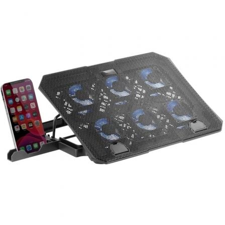 Suporte Refrigerante Mars Gaming MNBC23 para Portáteis até 16"/ Iluminação LED