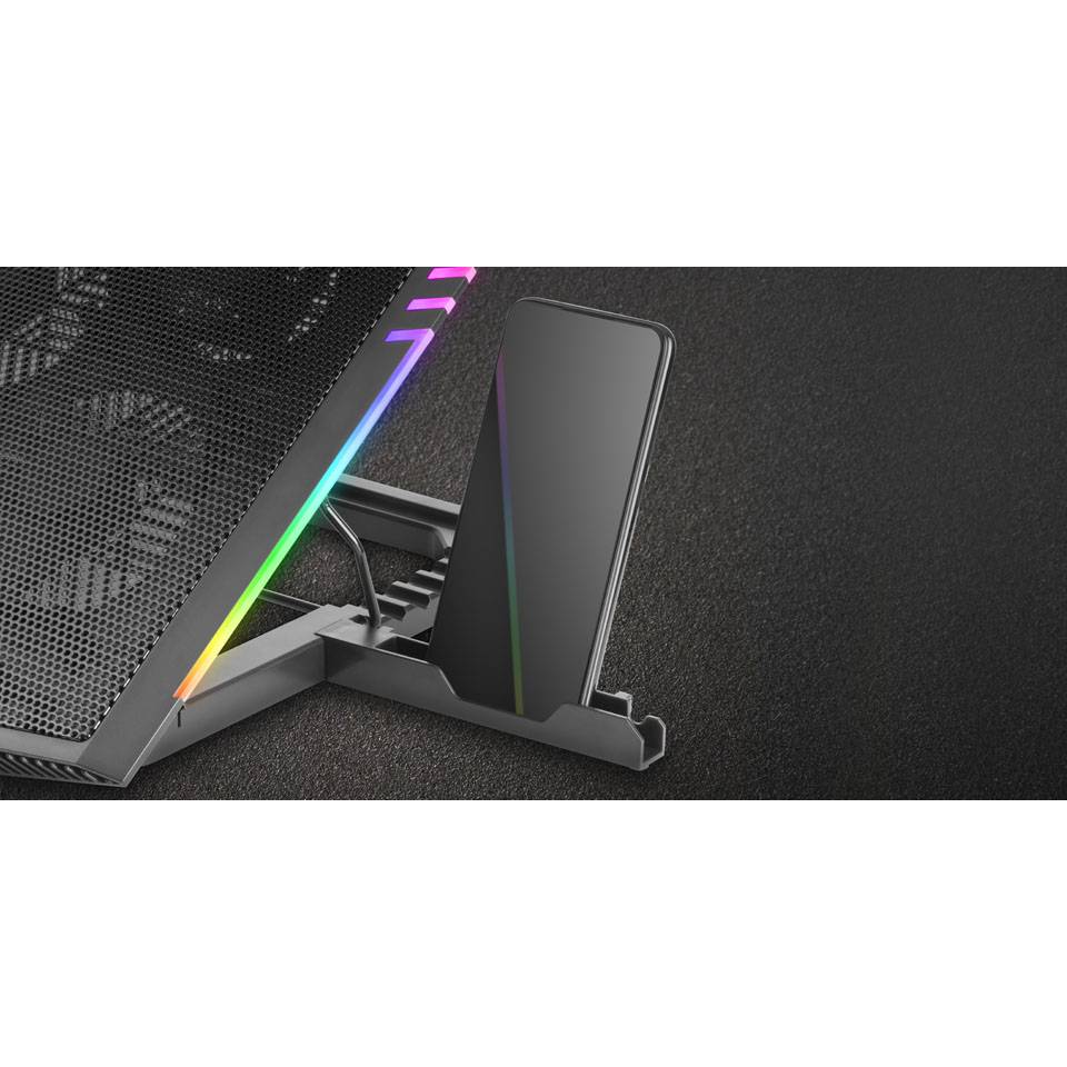 Suporte Refrigerador Mars Gaming MNBC5 para Portáteis até 17.3"/ Iluminação LED - Imagem 4