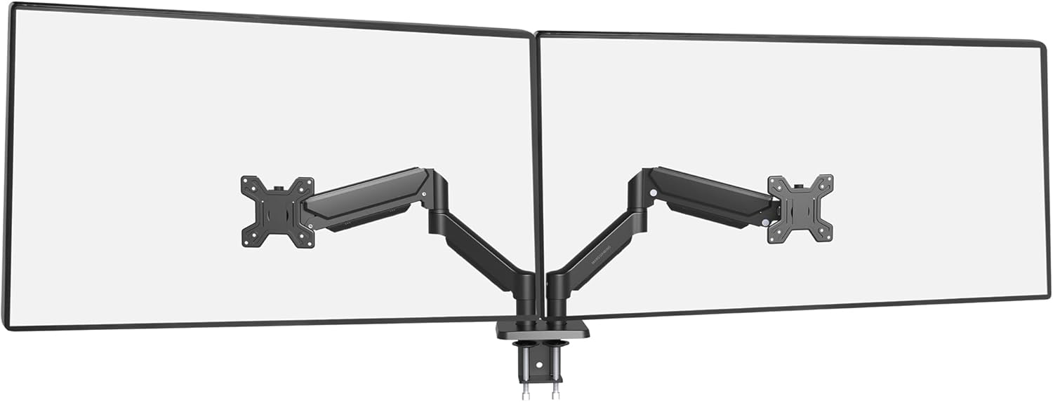 Suporte de Mesa para 2 Monitores Mars Gaming MARM-PRO2/ Giratório/ Inclinável/ Rotativo/ até 10kg