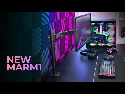 Suporte de Mesa para Monitor Mars Gaming MARM1/ Giratório/ Inclinável/ até 8kg - Imagem 6