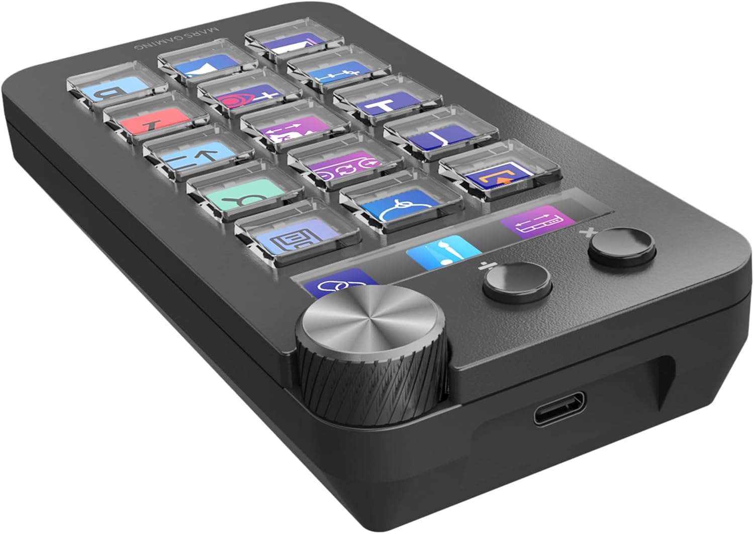 Painel de Controlo Mars Gaming MSD-NEO/ 15 Teclas LCD/ 1 Roda/ 2 Botões/ Preto - Imagem 6