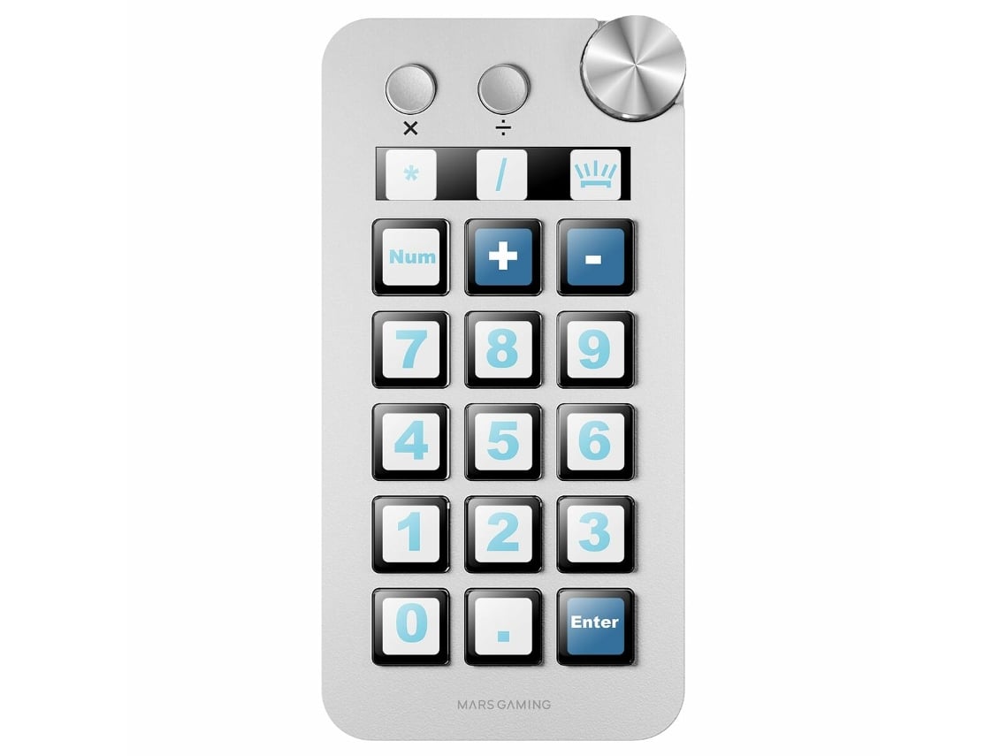 Control Deck Mars Gaming MSD-NEO/ 15 Teclas LCD/ 1 Roda/ 2 Botões/ Branco - Imagem 11