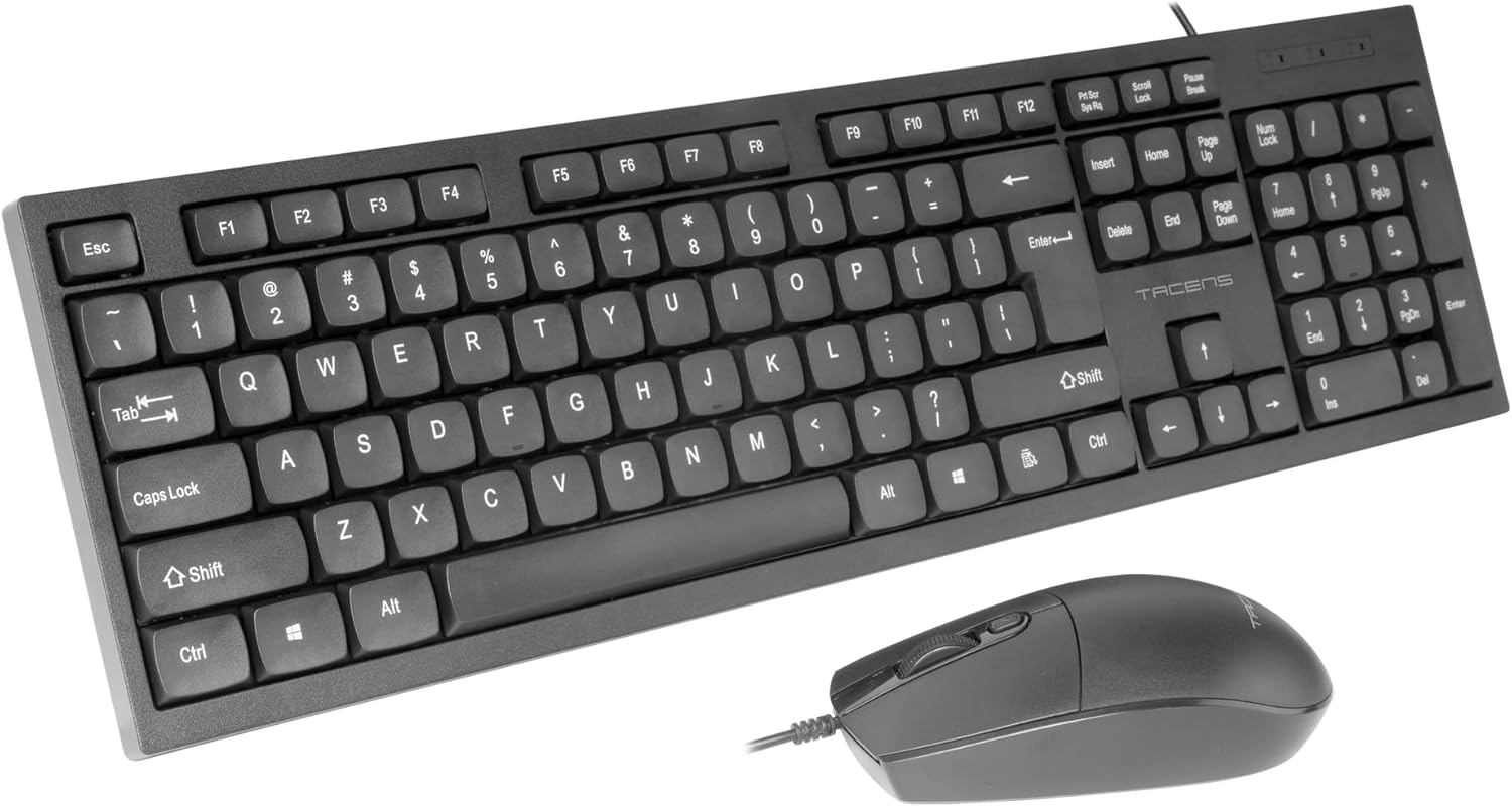 Teclado e Rato Tacens ACP02/ Preto