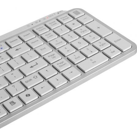 Teclado Compacto Sem Fios por Bluetooth Mars Gaming MK-SILENKEYS/ Branco - Imagem 4