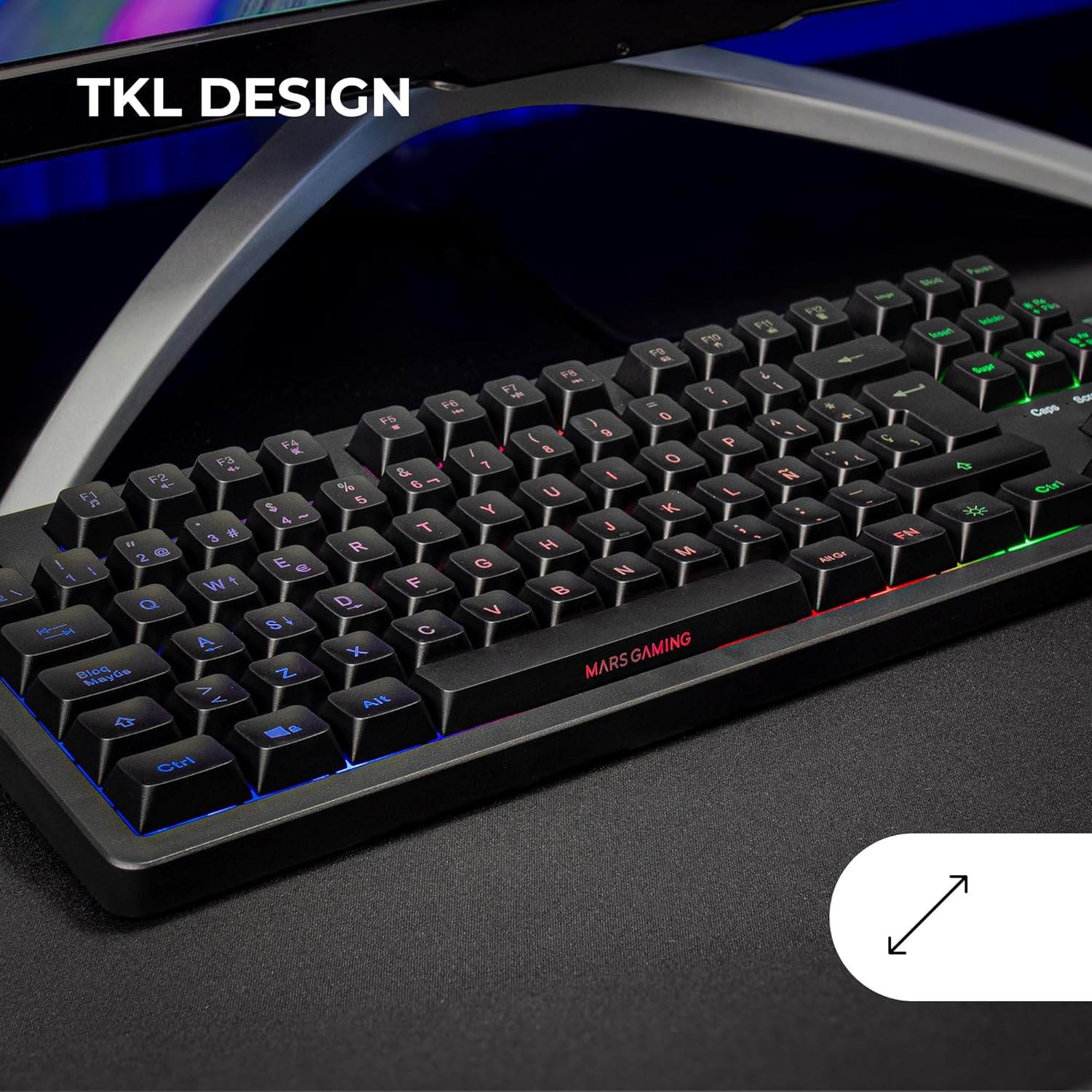 Teclado Gaming SemiMecânico Mars Gaming MK023 - Imagem 2