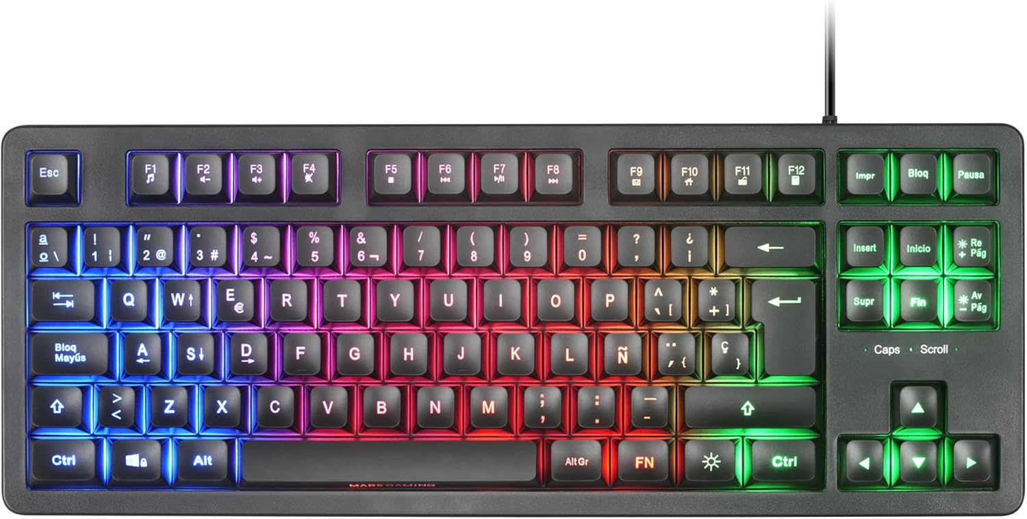 Teclado Gaming SemiMecânico Mars Gaming MK023