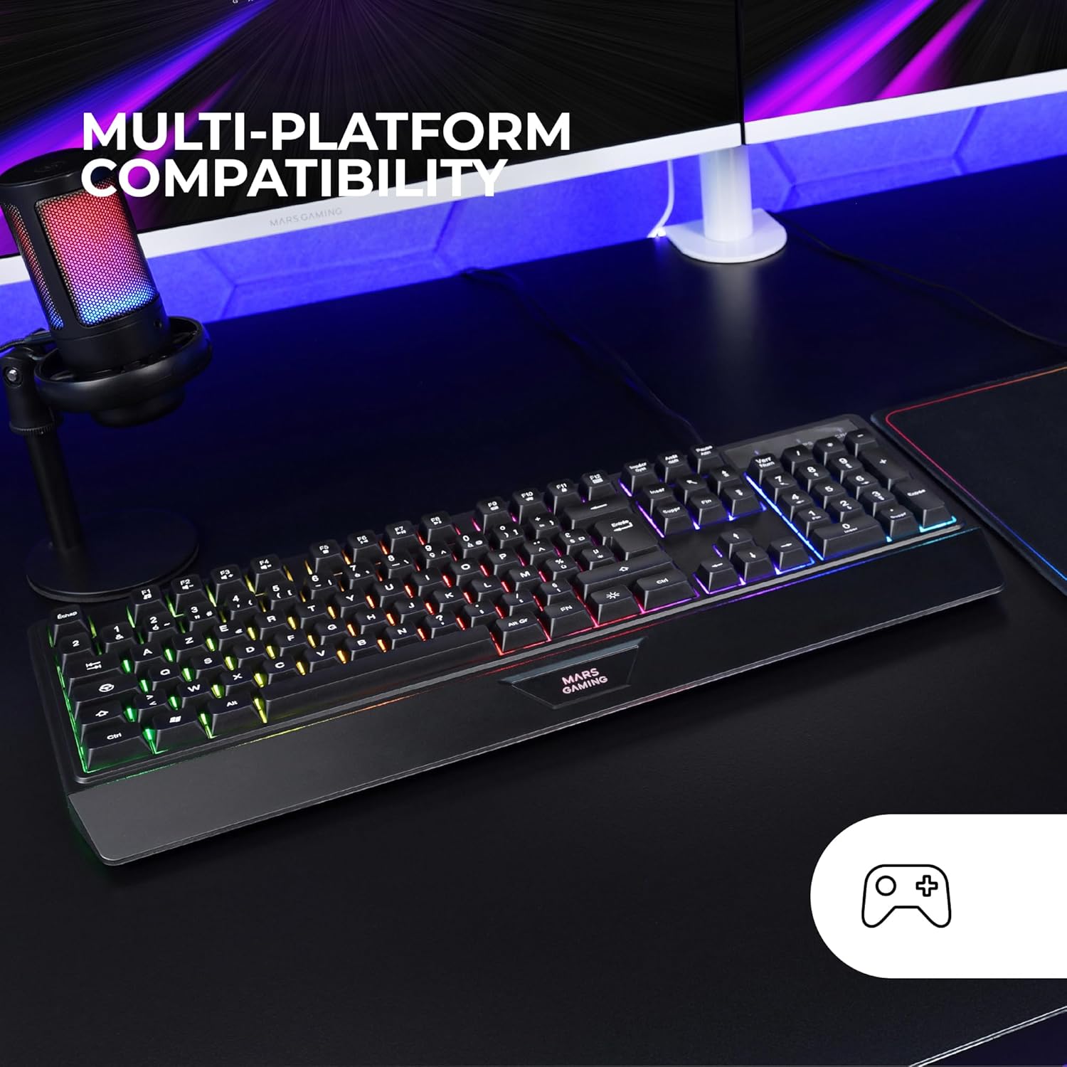 Teclado Gaming Semimecânico Mars Gaming MK124 - Imagem 5