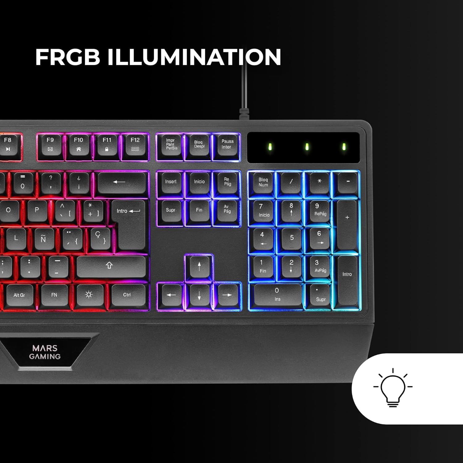 Teclado Gaming Semimecânico Mars Gaming MK124 - Imagem 4