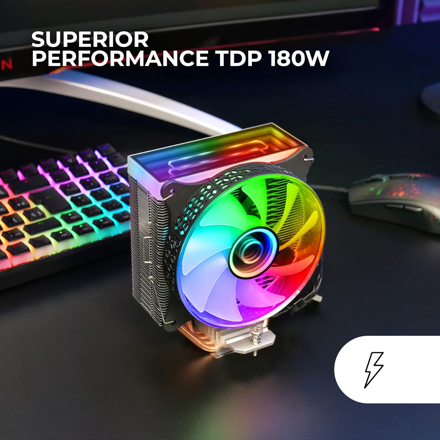 Ventilador com Dissipador Mars Gaming MCPU-VR/ 12cm - Imagem 3