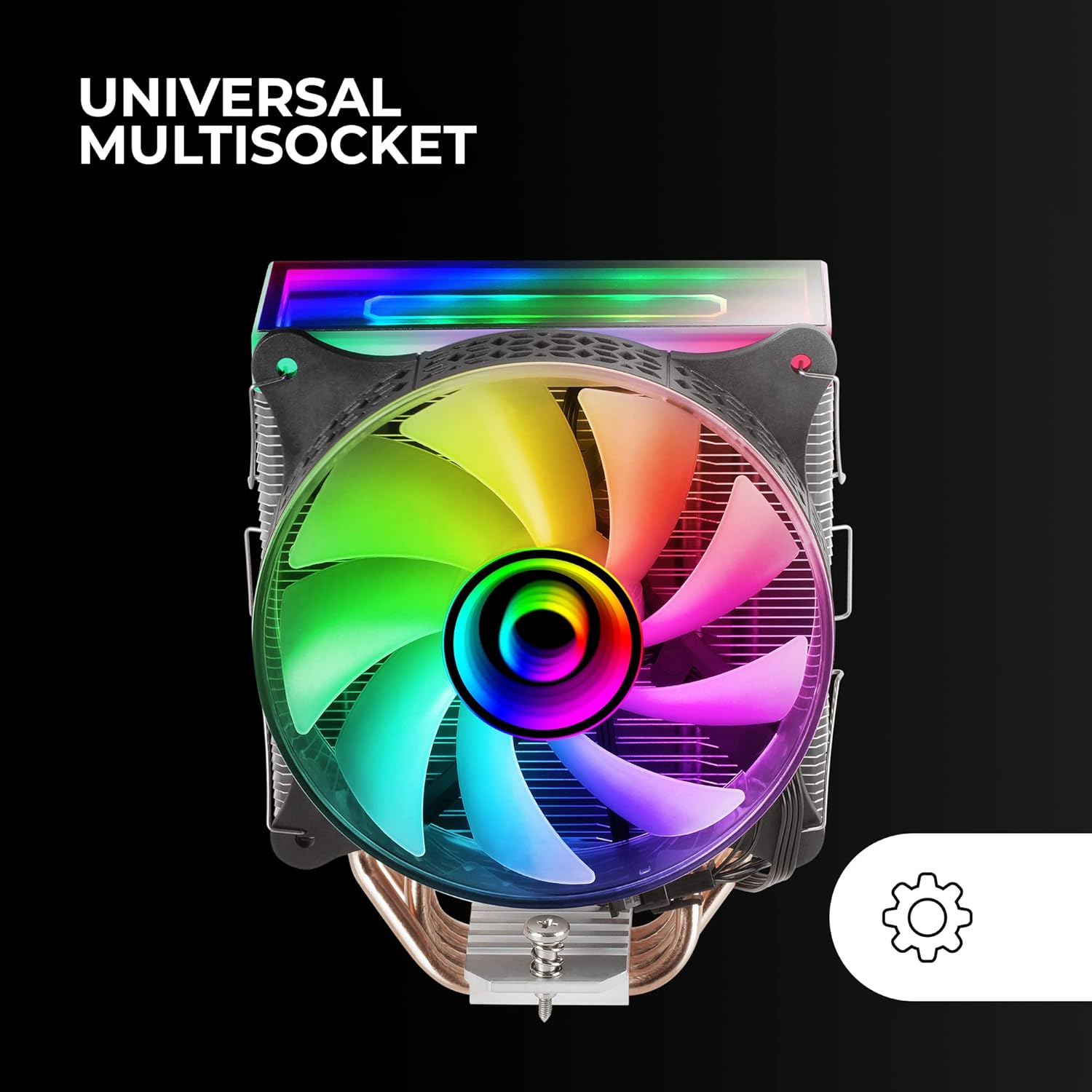 Ventilador com Dissipador Mars Gaming MCPU-VR/ 12cm - Imagem 4