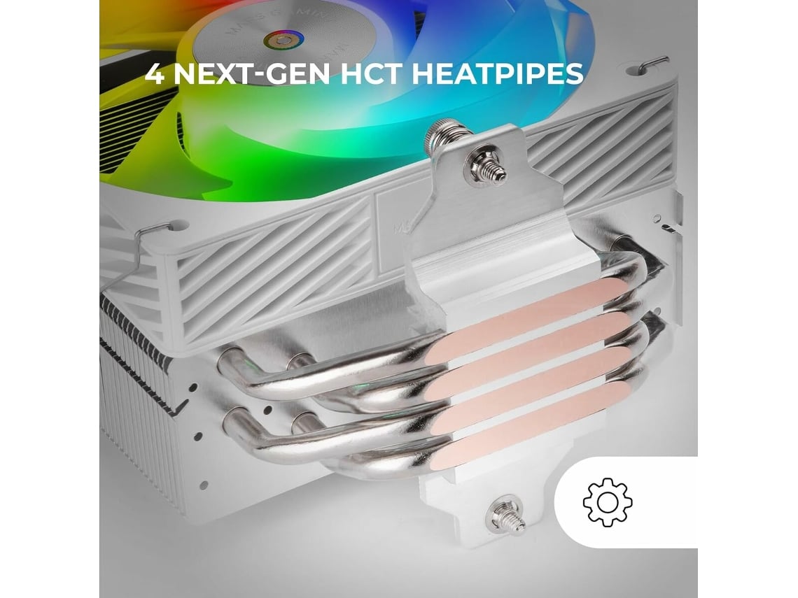 Ventilador com Dissipador Mars Gaming MCPU-X4ARGB/ 12cm/ Branco - Imagem 7