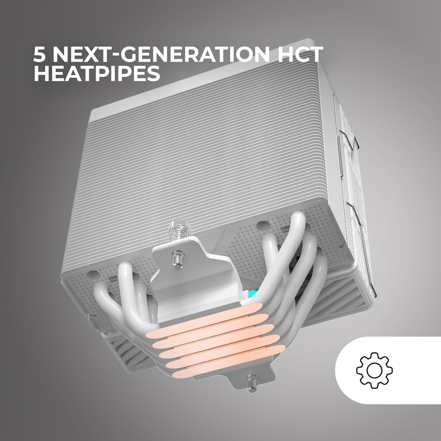 Ventilador com Dissipador Mars Gaming MCPU-X5ARGB/ 12cm/ Branco - Imagem 3
