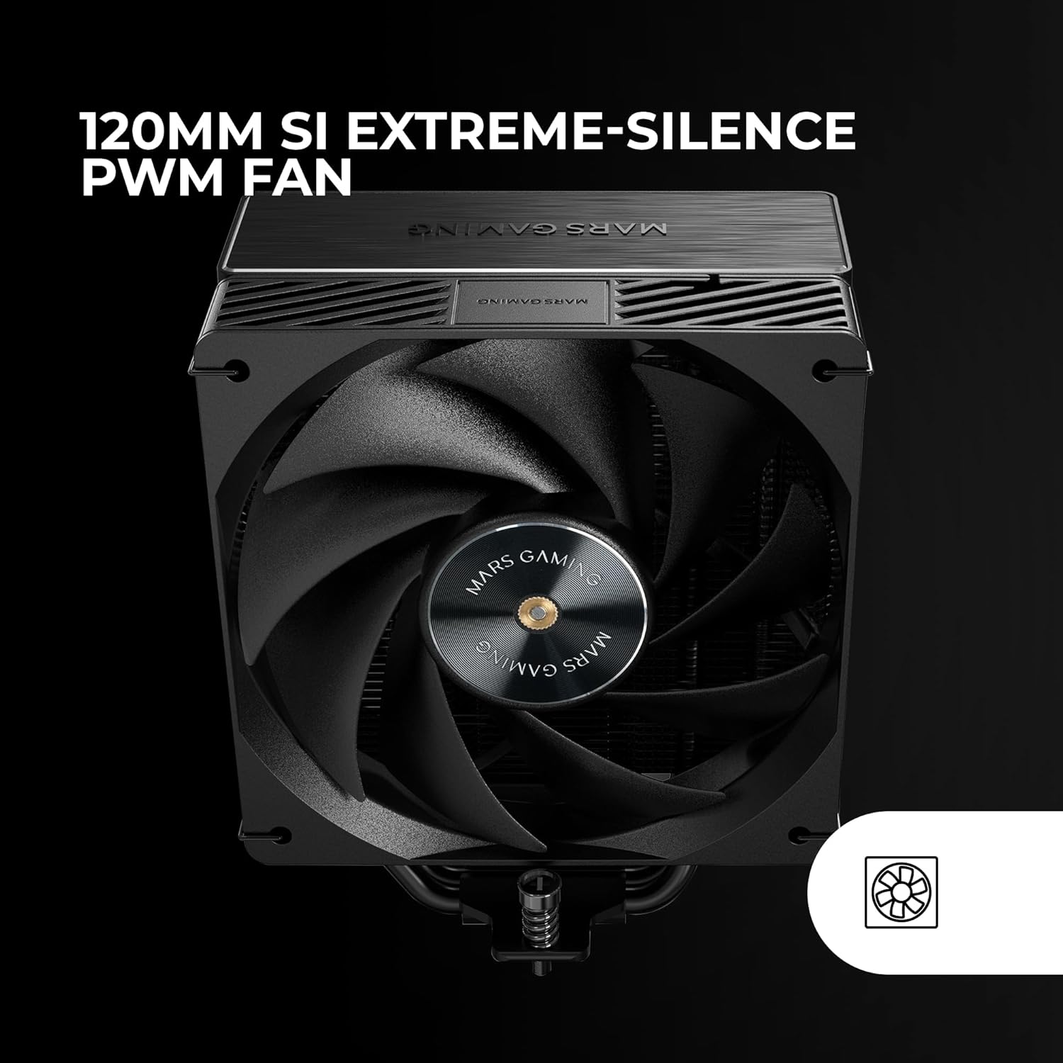 Ventoinha com Dissipador Mars Gaming MCPU-X5/ 12cm - Imagem 4