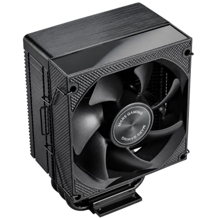 Cooler CPU Mars Gaming MCPU-XPRO 90mm PWM 190W TDP 3 Heatpipes Full Black Intel AMD - Imagem 3