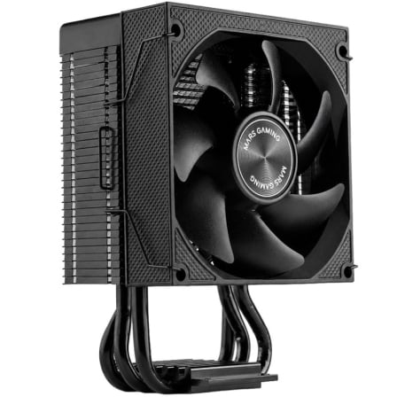Cooler CPU Mars Gaming MCPU-XPRO 90mm PWM 190W TDP 3 Heatpipes Full Black Intel AMD