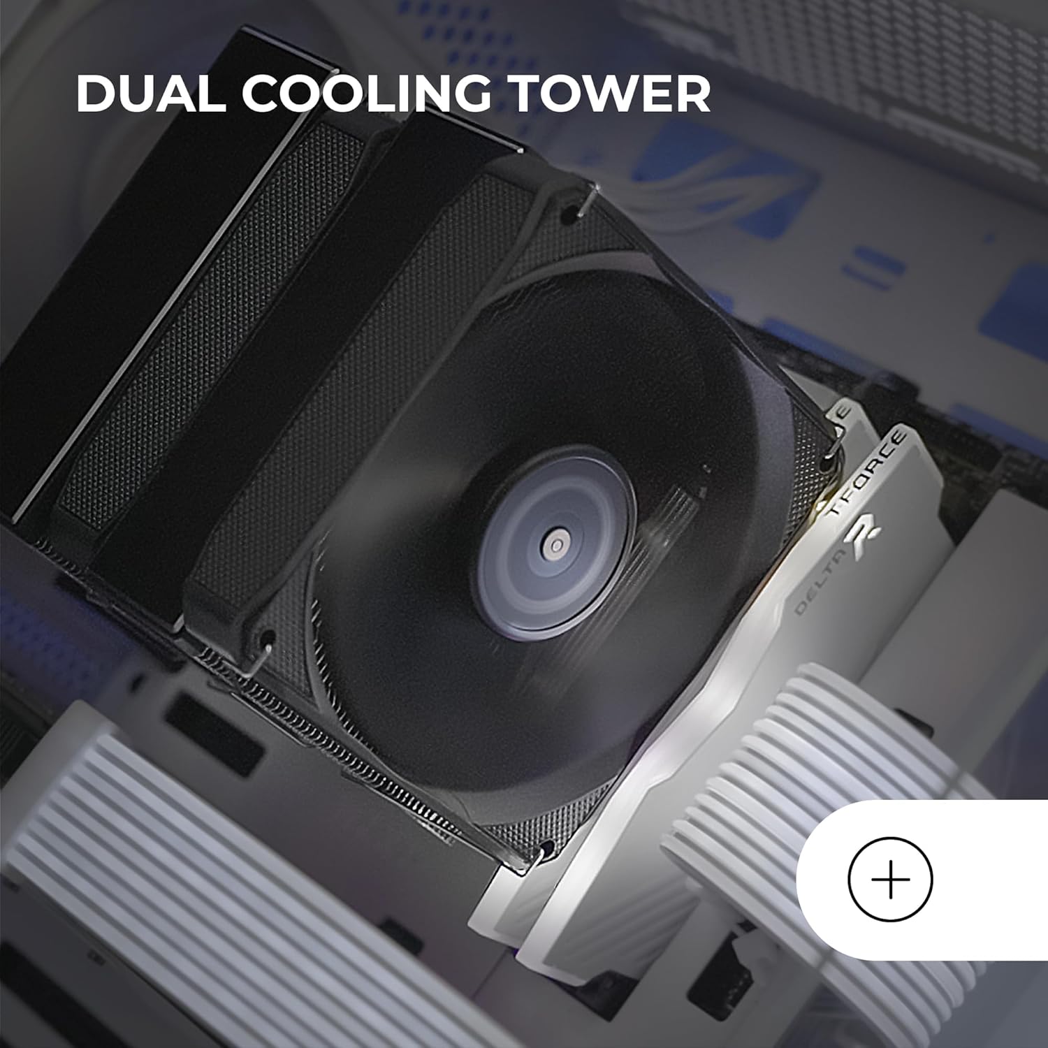 Ventilador com Dissipador Mars Gaming MCPU-XU9/ 12cm - Imagem 2