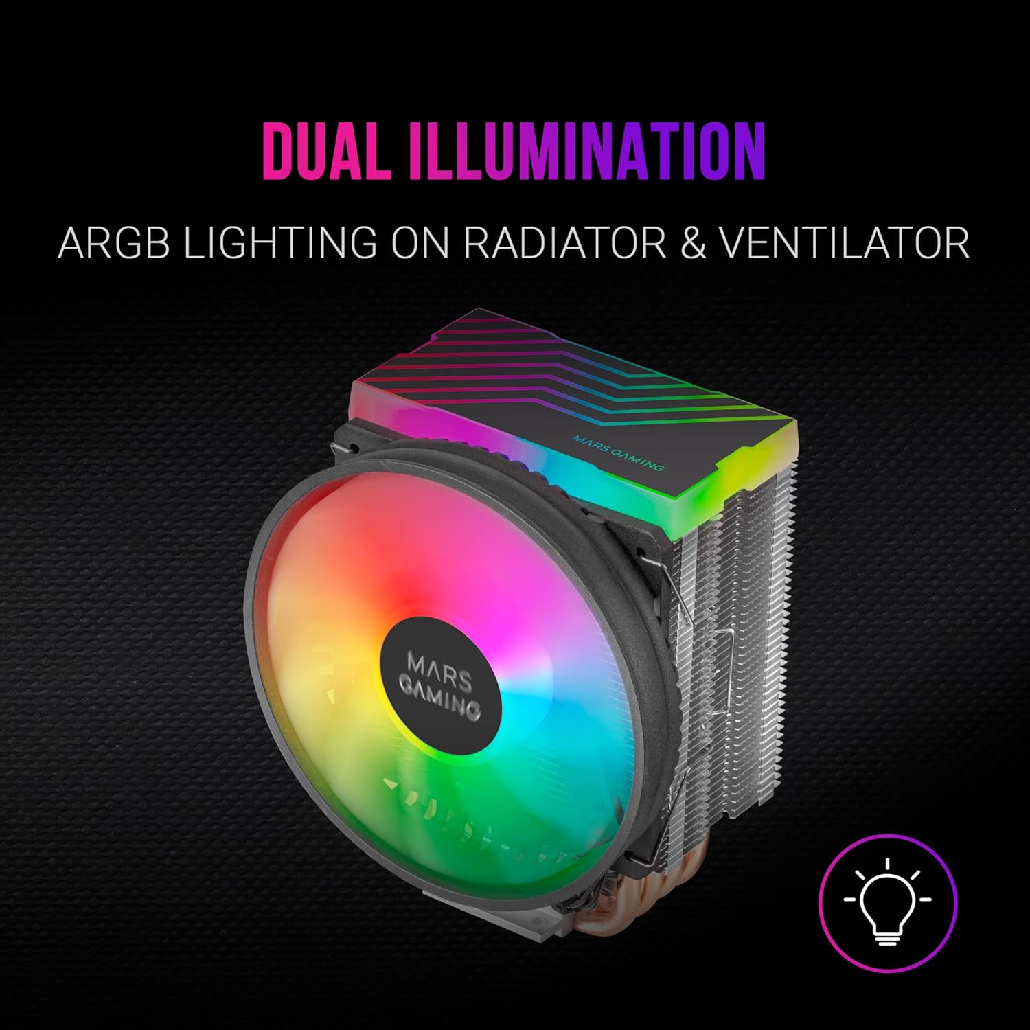 Ventilador com Dissipador Mars Gaming MCPU44/ 11cm - Imagem 3