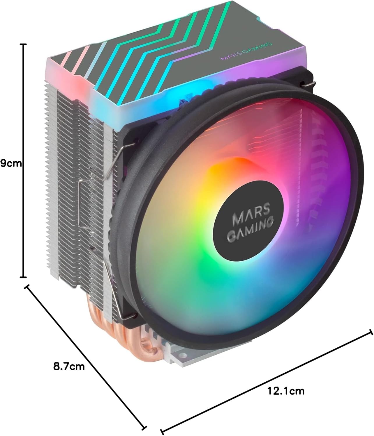 Ventilador com Dissipador Mars Gaming MCPU44/ 11cm - Imagem 7