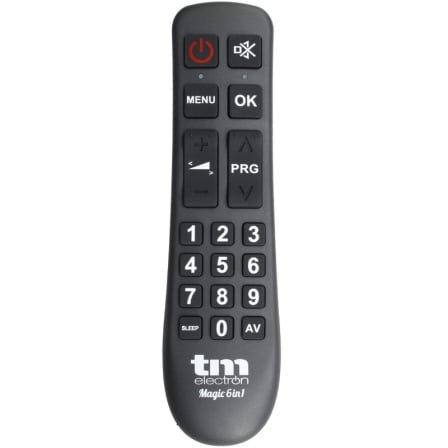 Comando Universal TM Electron Magic Hotel 6 em 1 para Samsung LG Sony Panasonic Philips Hisense Preto - Imagem 2