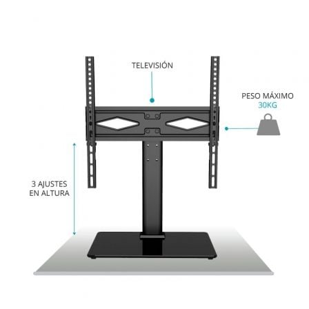 Suporte de Mesa TM Electrón TMSLC419 para TV de 32-50"/ até 30kg - Imagem 4