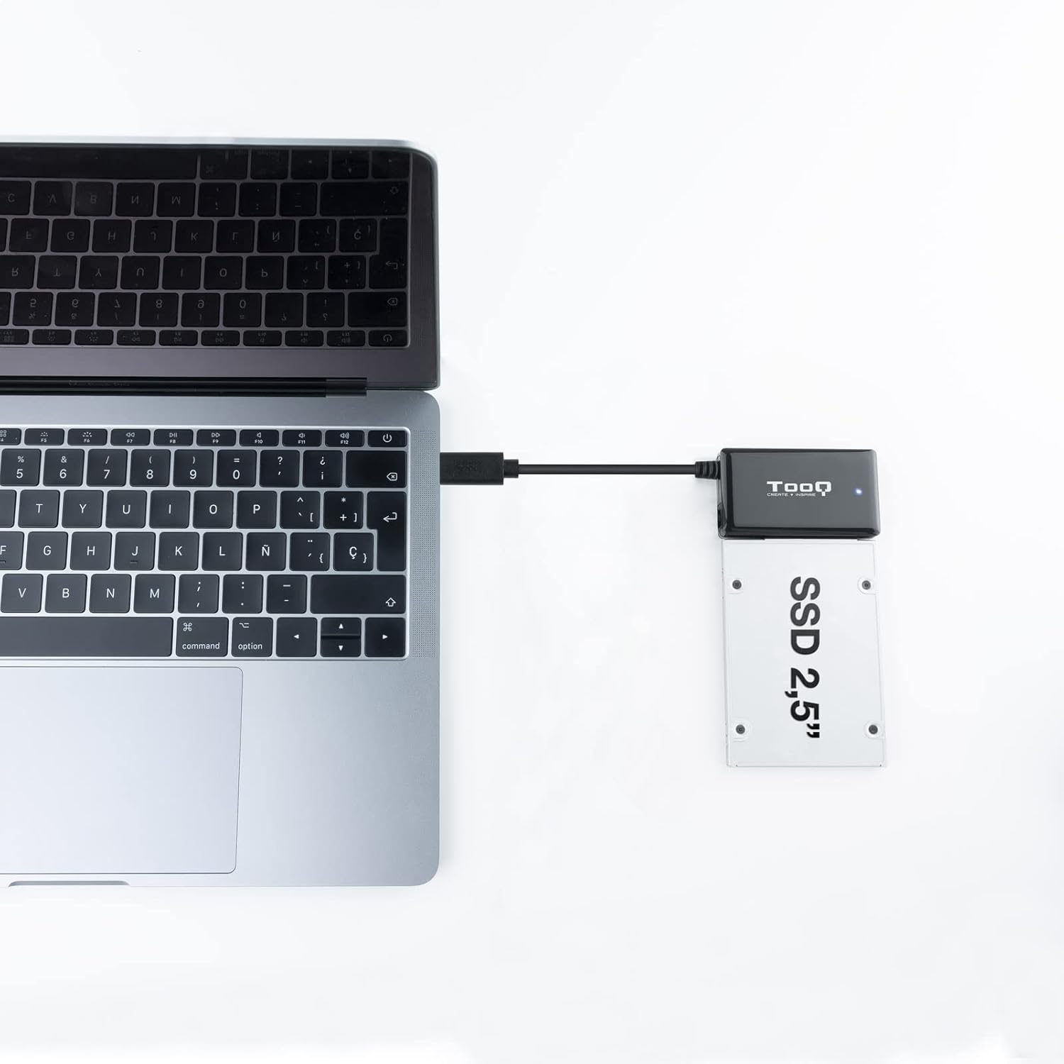Adaptador para Discos Rígidos 2.5"/3.5" TooQ TQHDA-02C/ USB Tipo-C Macho - SATA - Imagem 4