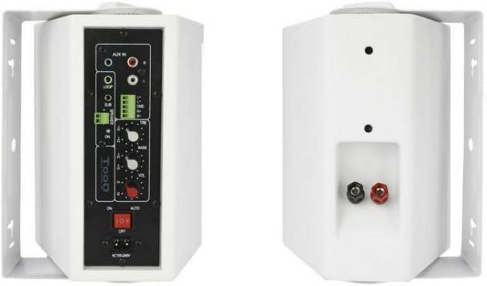 Altifalantes Autoamplificados TooQ TQOWS-01W/ 60W/ 2.0/ Brancos - Imagem 5