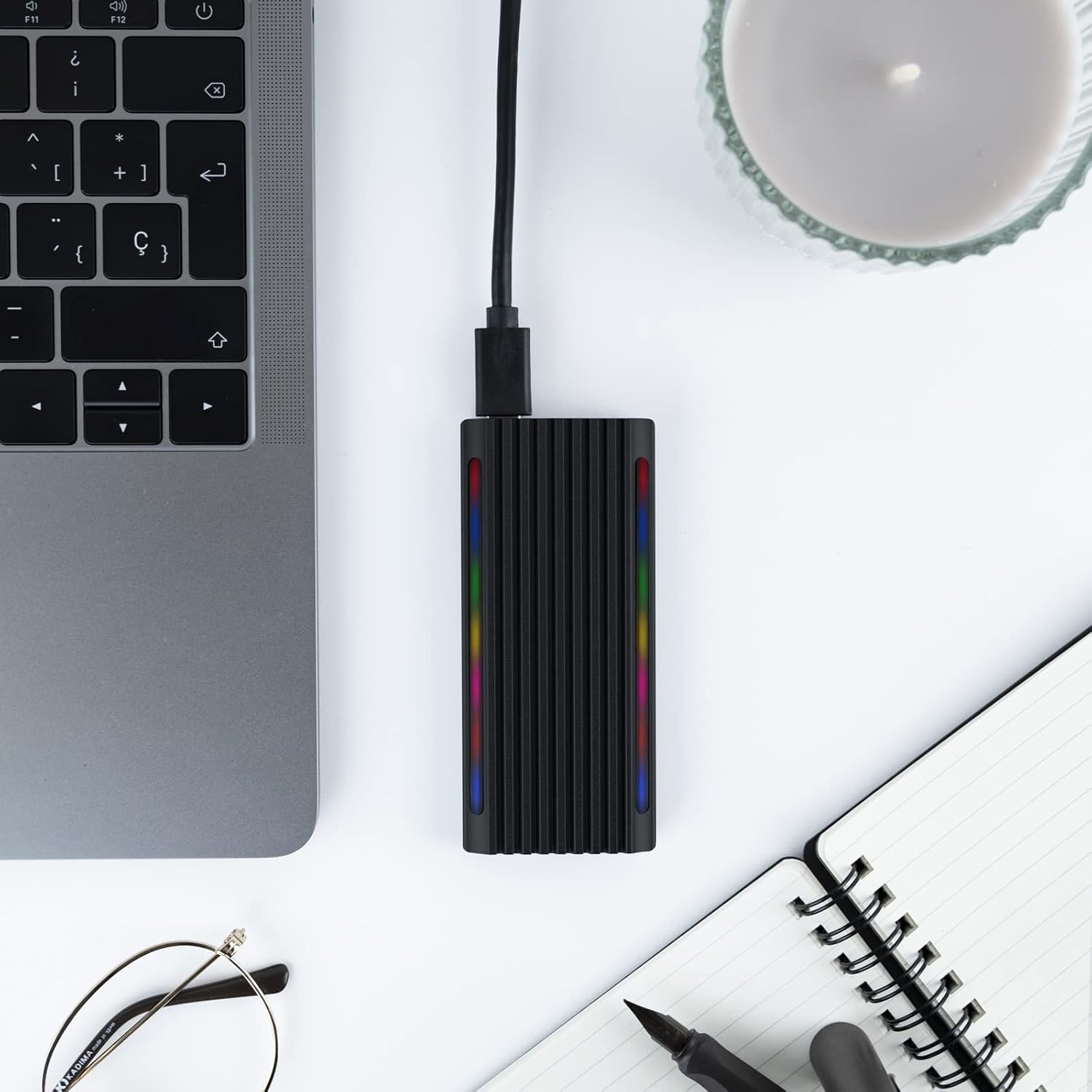 Caixa Externa para Disco SSD M.2 NVMe TooQ TQE-2222B/ USB 3.1 Gen2/ Sem parafusos - Imagem 5