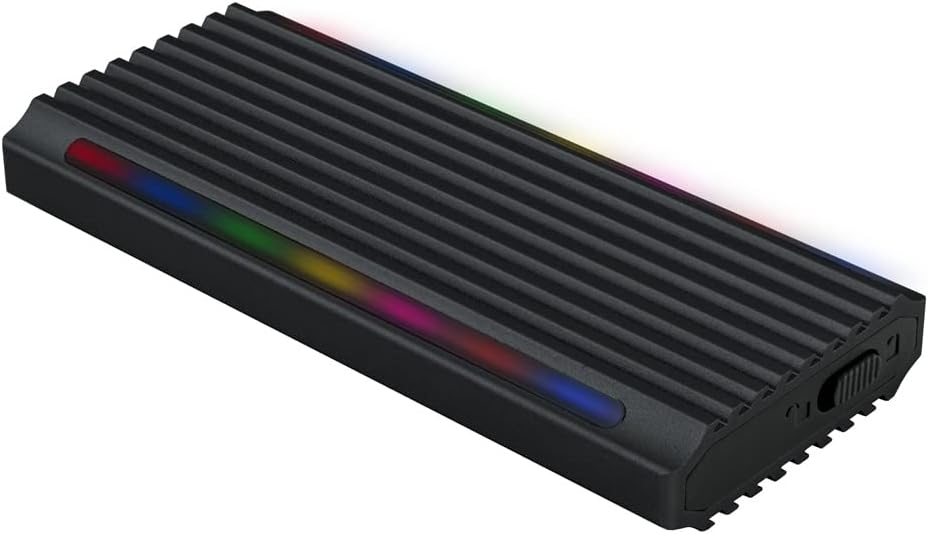 Caixa Externa para Disco SSD M.2 NVMe TooQ TQE-2222B/ USB 3.1 Gen2/ Sem parafusos - Imagem 7