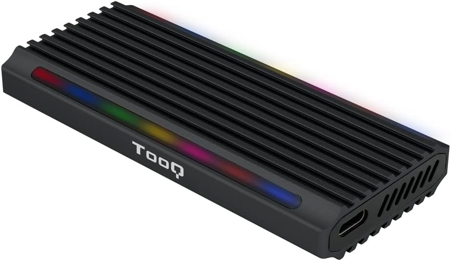 Caixa Externa para Disco SSD M.2 NVMe TooQ TQE-2222B/ USB 3.1 Gen2/ Sem parafusos - Imagem 1