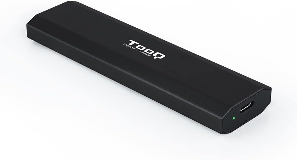 Caixa Externa para Disco SSD M.2 NVMe TooQ TQE-2223B/ USB 3.2/ Sem parafusos