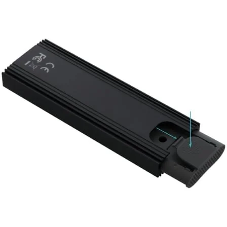Caixa Externa TOOQ TQE-2230B para SSD M.2 NVMe USB 3.1 Gen 2 10 Gbps até 8TB Alumínio Preto - Imagem 4