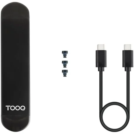 Caixa Externa TooQ TQE-2240B para SSD M.2 NVMe e SATA USB-C 3.2 Gen2 10Gbps Preto - Imagem 4