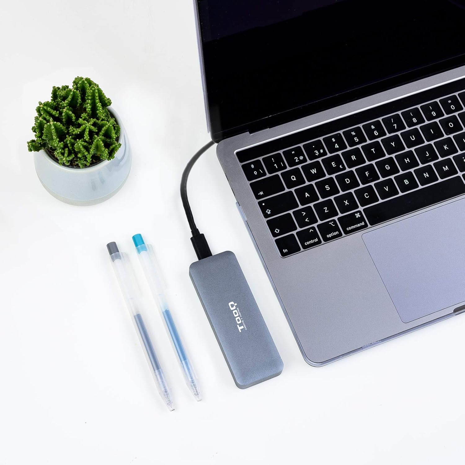 Caixa Externa para Disco SSD M.2 SATA TooQ TQE-2281G/ USB 3.0/ Sem parafusos - Imagem 5