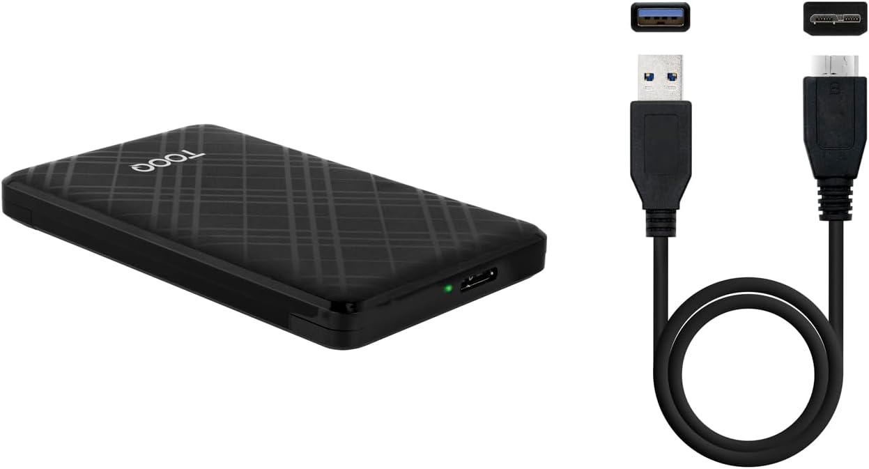 Caixa Externa para Disco Rígido de 2.5" TooQ TQE-2500B/ USB 3.1/ Sem Parafusos - Imagem 6