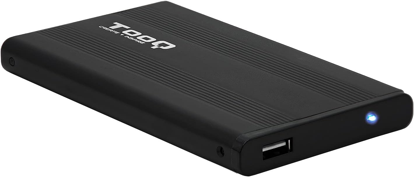 Caja Externa para Disco Duro de 2.5" TooQ TQE-2510B/ USB 2.0