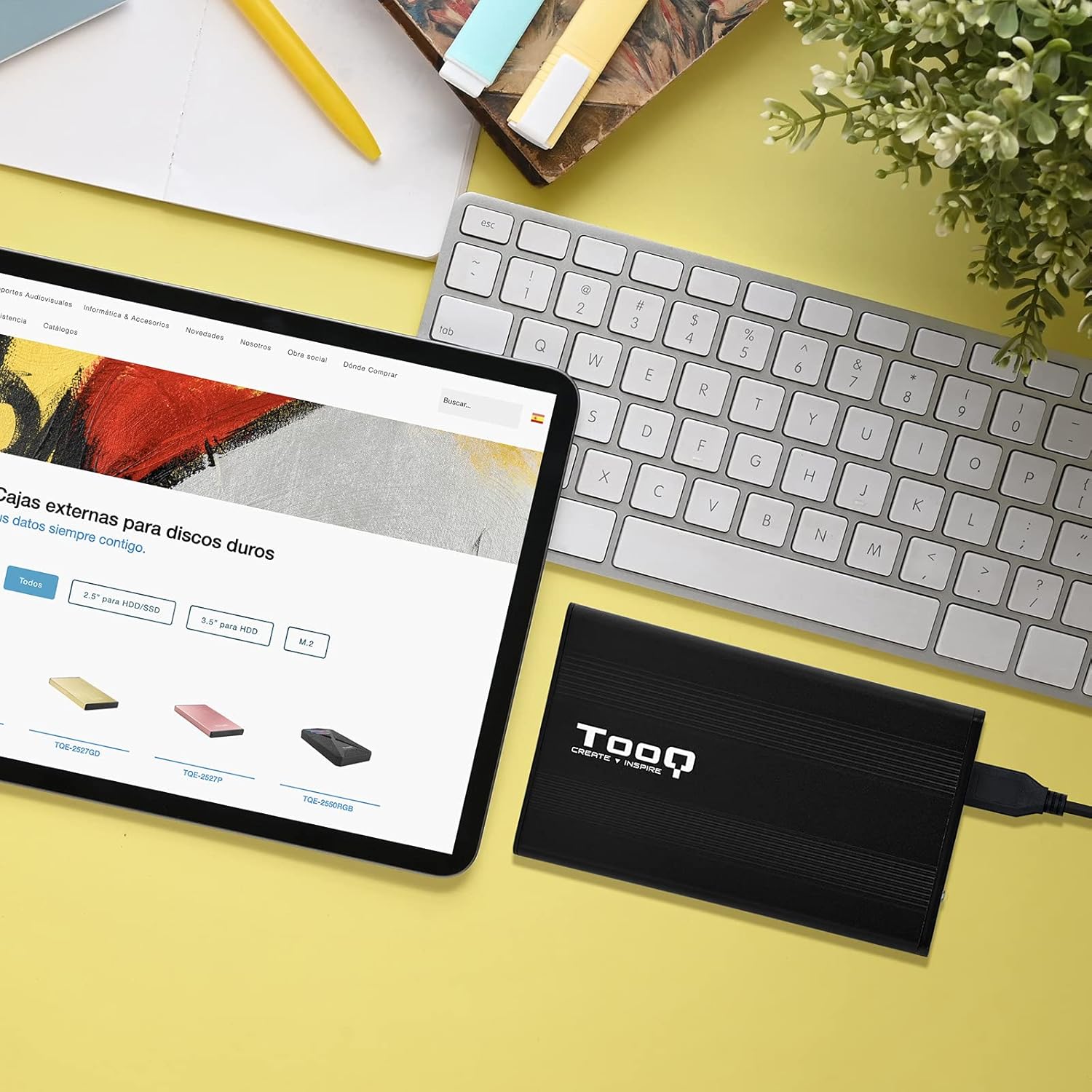 Caja Externa para Disco Duro de 2.5" TooQ TQE-2510B/ USB 2.0 - Imagem 7