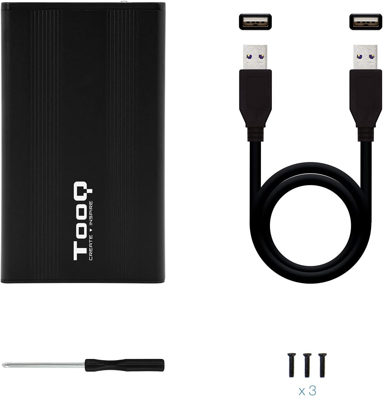 Caja Externa para Disco Duro de 2.5" TooQ TQE-2510B/ USB 2.0 - Imagem 5