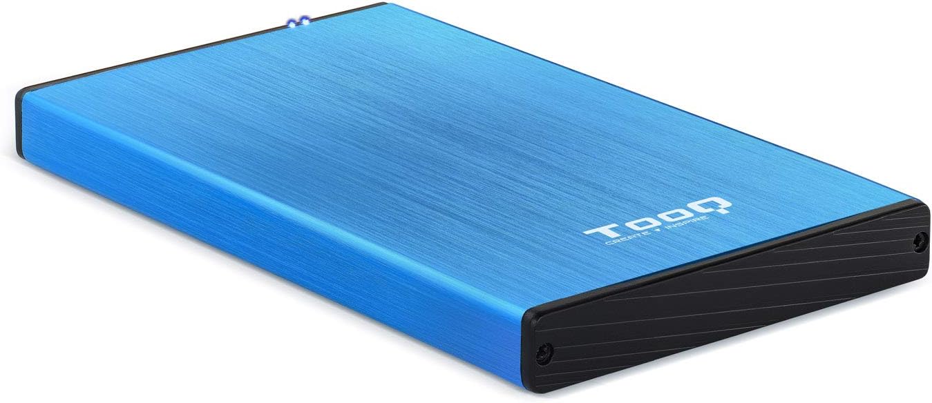 Caixa Externa para Disco Rígido de 2.5" TooQ TQE-2527BL/ USB 3.1
