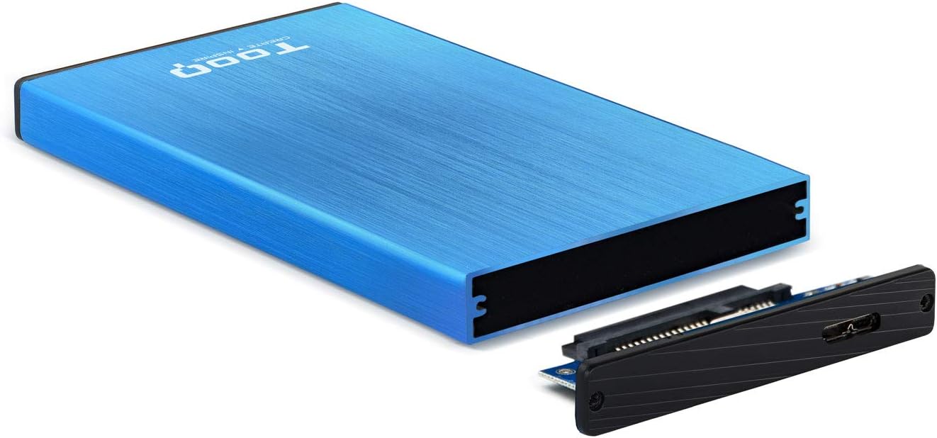 Caixa Externa para Disco Rígido de 2.5" TooQ TQE-2527BL/ USB 3.1 - Imagem 3