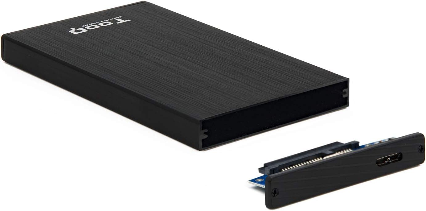 Caixa Externa para Disco Rígido de 2.5" TooQ TQE-2527B/ USB 3.1 - Imagem 4