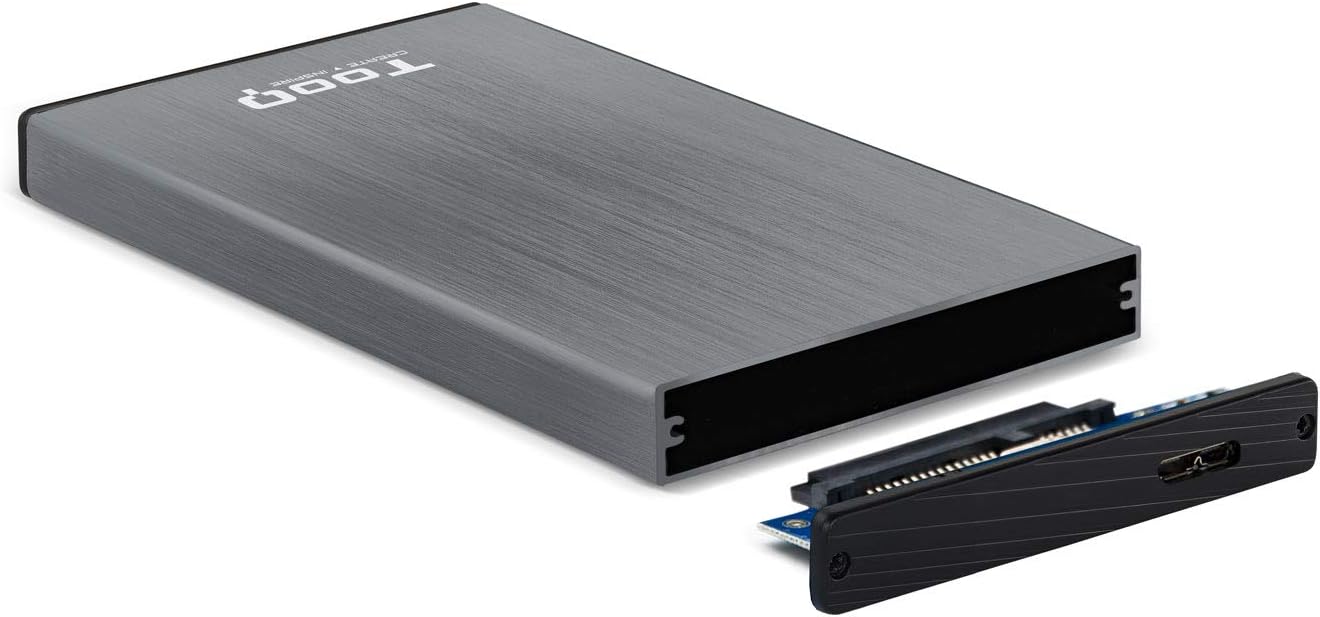 Caixa Externa para Disco Rígido de 2.5" TooQ TQE-2527G/ USB 3.1 - Imagem 3