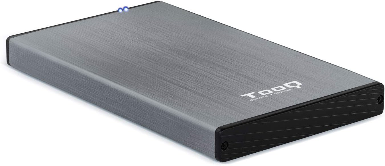 Caixa Externa para Disco Rígido de 2.5" TooQ TQE-2527G/ USB 3.1