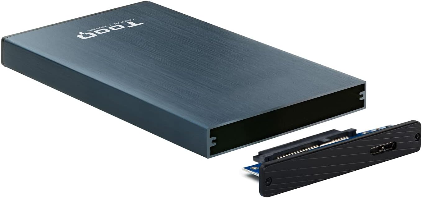 Caixa Externa para Disco Rígido de 2.5" TooQ TQE-2527PB/ USB 3.1 - Imagem 3