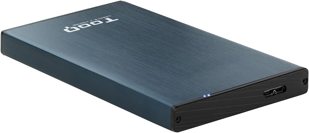 Caixa Externa para Disco Rígido de 2.5" TooQ TQE-2527PB/ USB 3.1 - Imagem 2