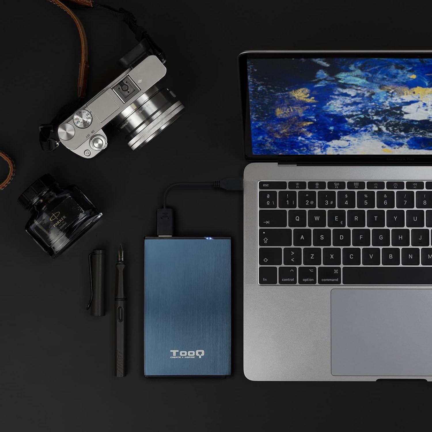 Caixa Externa para Disco Rígido de 2.5" TooQ TQE-2527PB/ USB 3.1 - Imagem 7