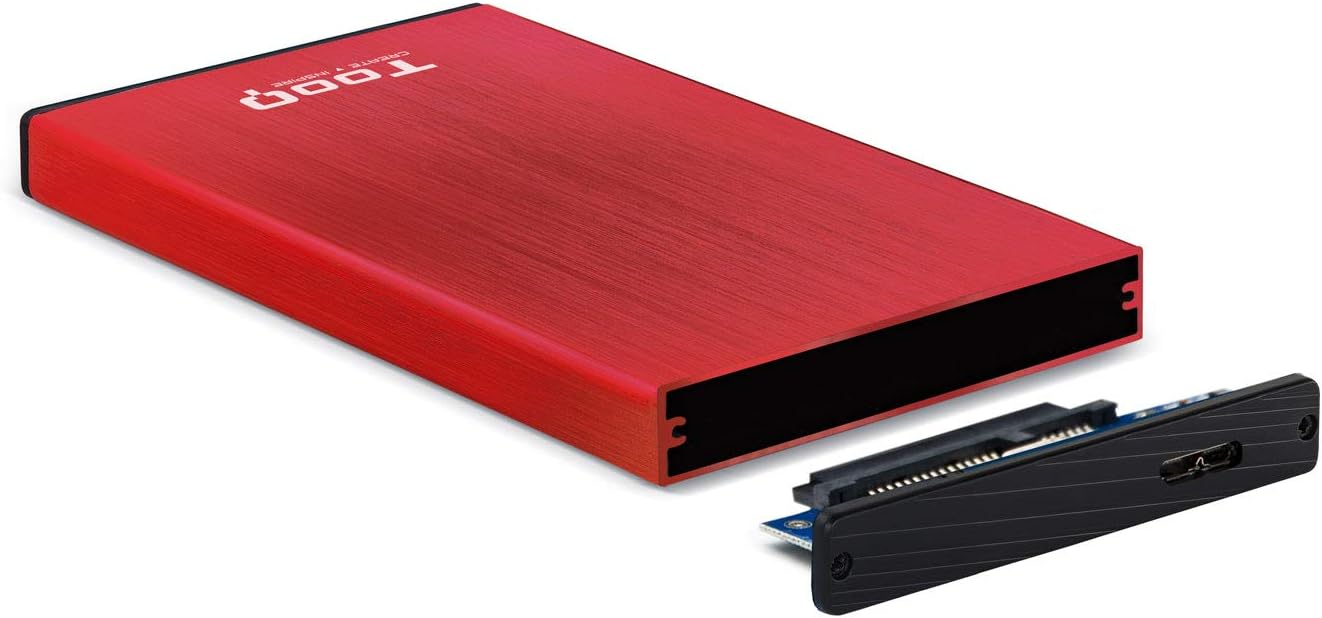 Caixa Externa para Disco Rígido de 2.5" TooQ TQE-2527R/ USB 3.1 - Imagem 2