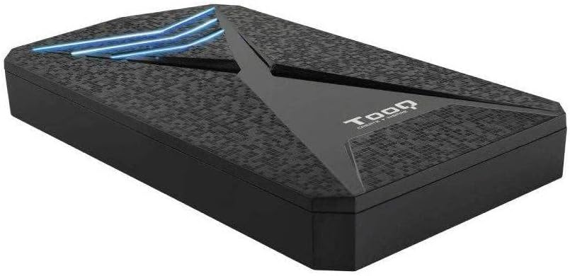 Caixa Externa Gaming para Disco Rígido de 2.5" TooQ TQE-2550BL/ USB 3.1/ Sem parafusos